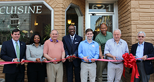 Cuisine ribbon cutting ceremony